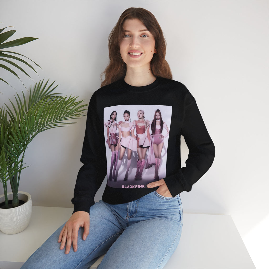 K-Pop Girl Group Photo Crewneck Sweatshirt