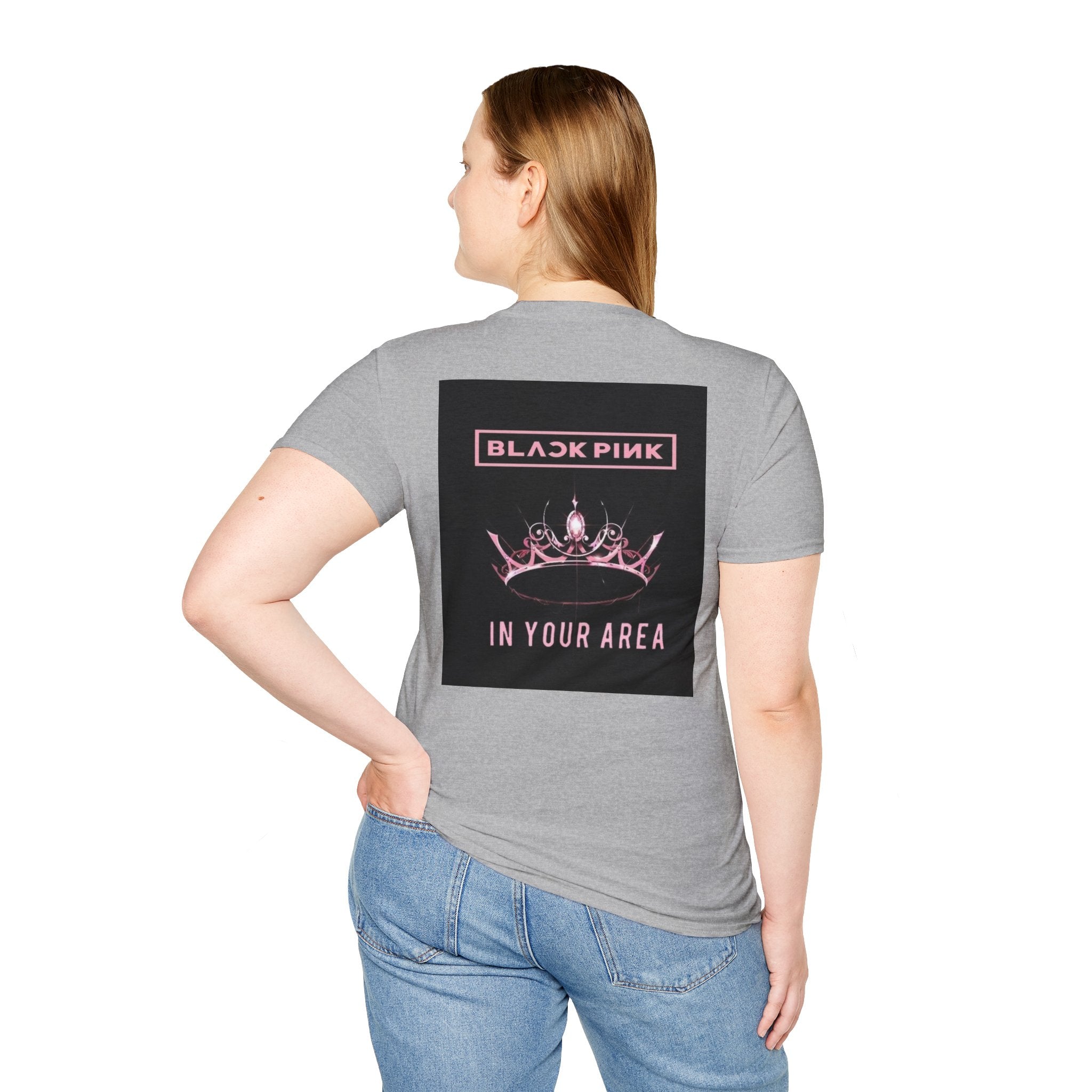 Silhouette Graphic T-Shirt – Retro Pink Dance Crew Tee