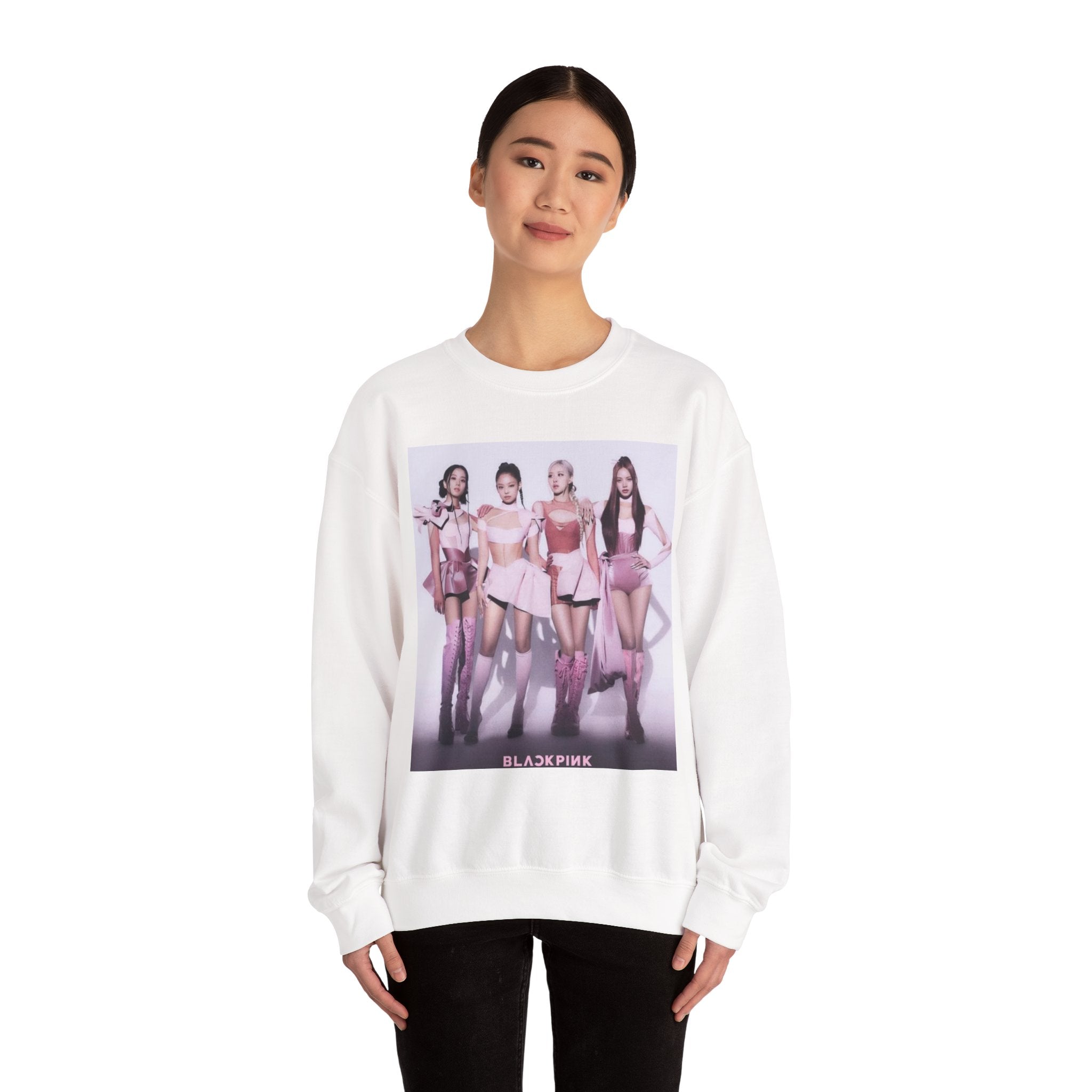 K-Pop Girl Group Photo Crewneck Sweatshirt