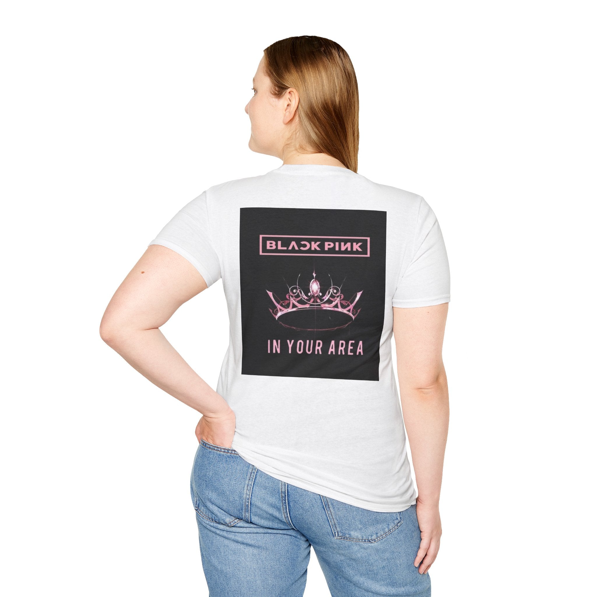 Silhouette Graphic T-Shirt – Retro Pink Dance Crew Tee