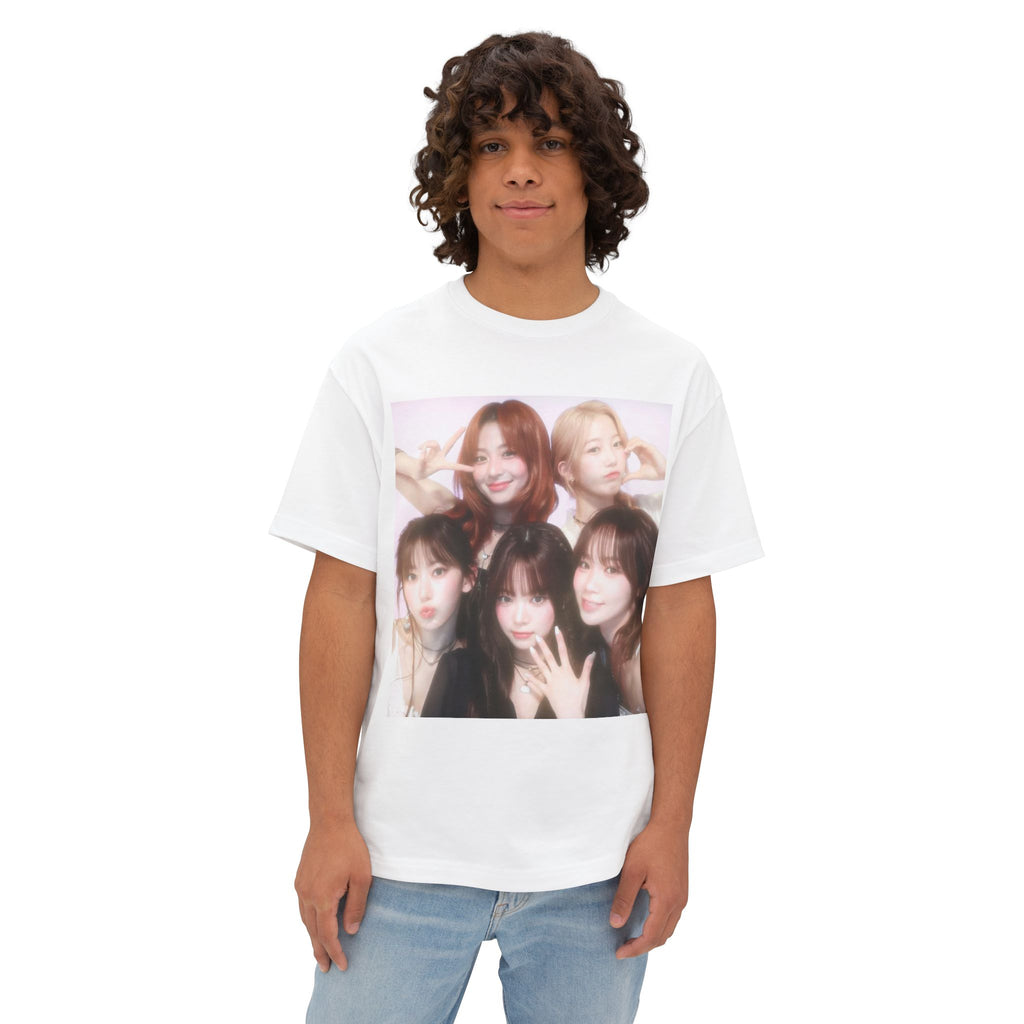 Photo-Print Boxy Tee — Kpop girl group Graphic T-Shirt