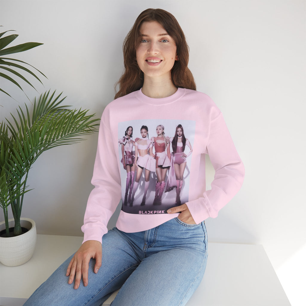 K-Pop Girl Group Photo Crewneck Sweatshirt
