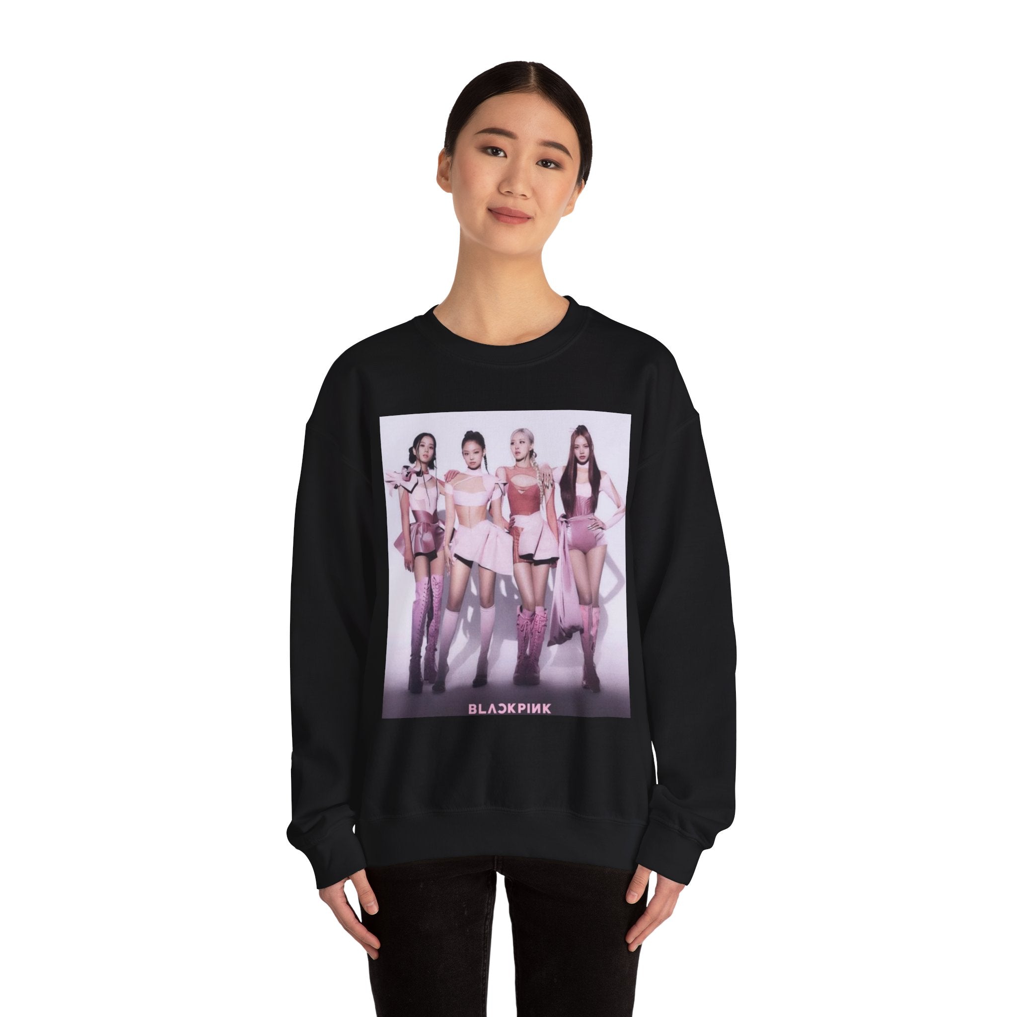 K-Pop Girl Group Photo Crewneck Sweatshirt