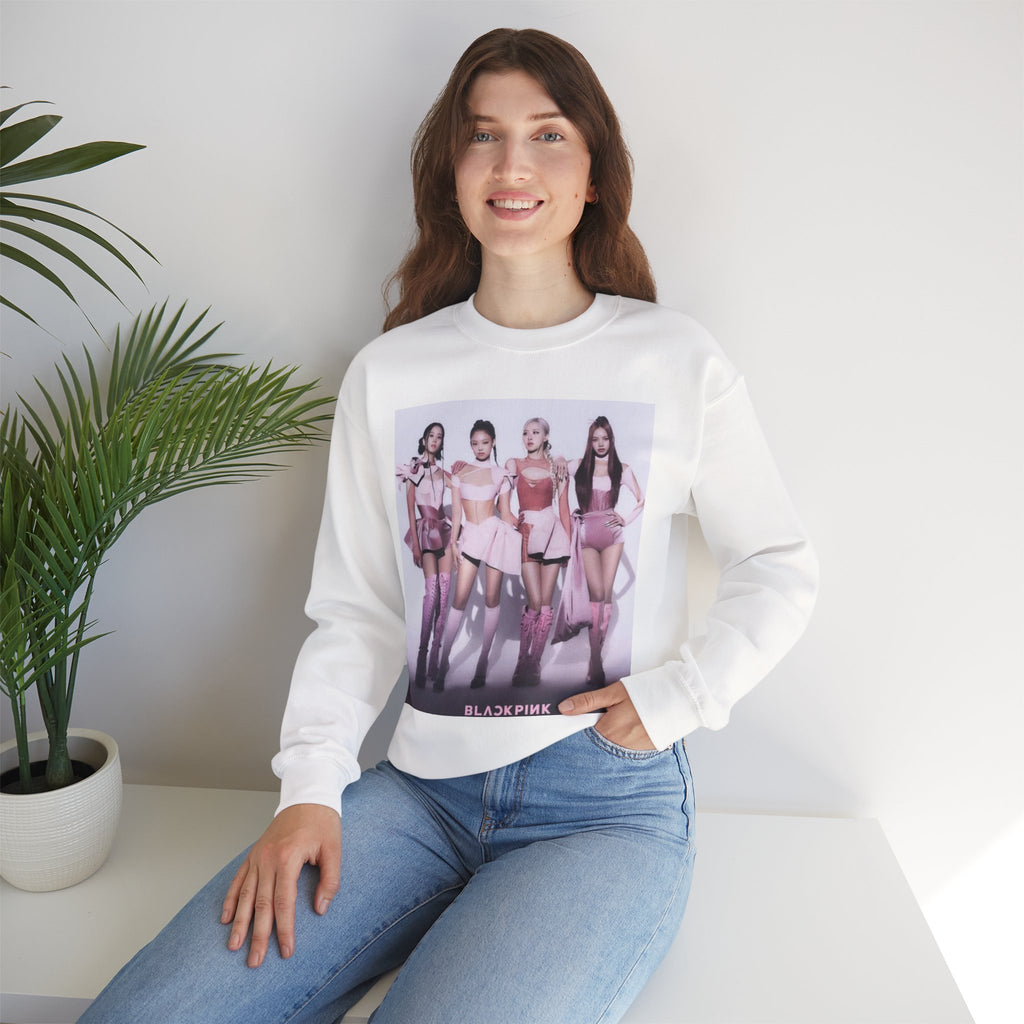 K-Pop Girl Group Photo Crewneck Sweatshirt