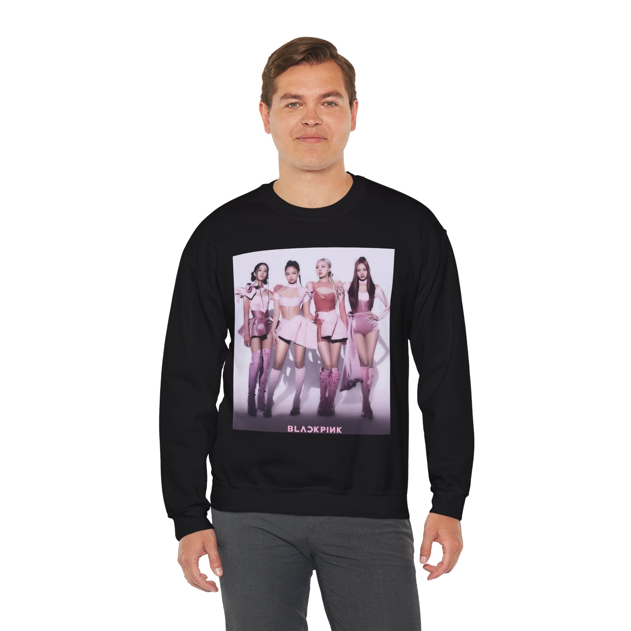 K-Pop Girl Group Photo Crewneck Sweatshirt