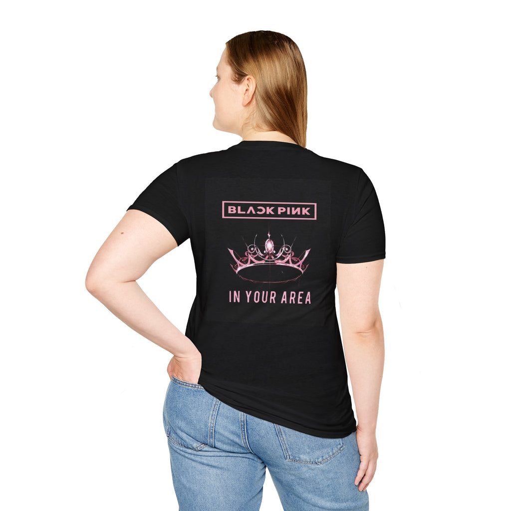Silhouette Graphic T-Shirt – Retro Pink Dance Crew Tee